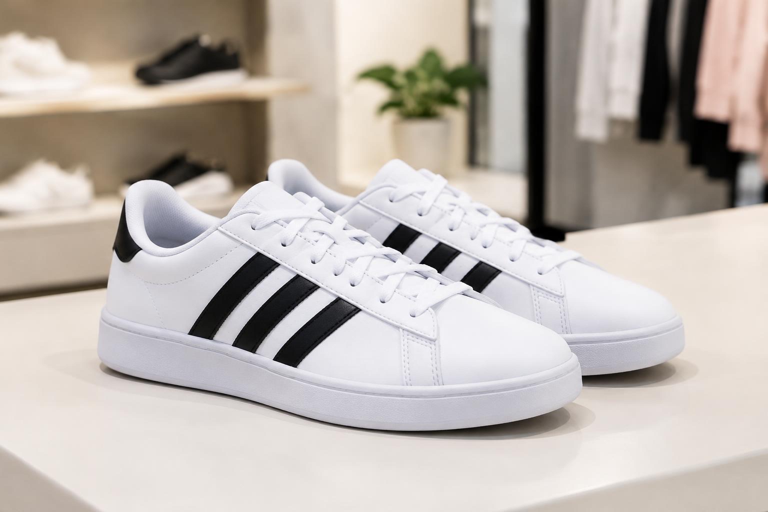 Adidas Women Grand Court 2.0 Shoes Discount Offer — AI-generated illustrative scene