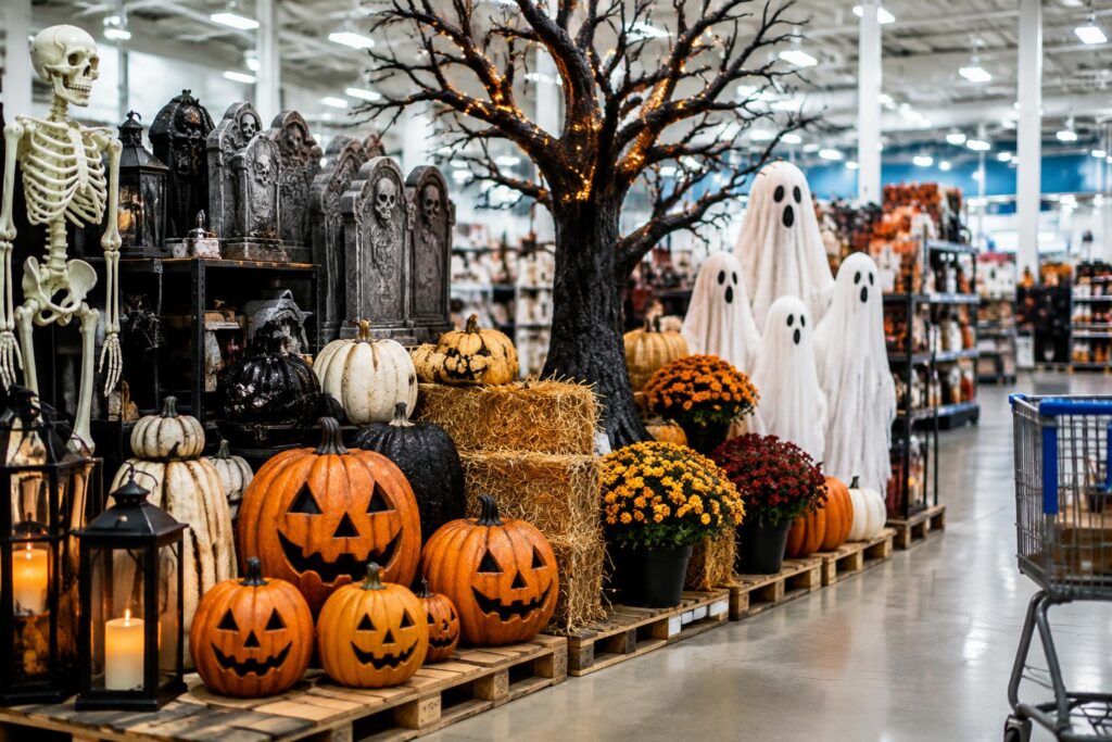 Sam’s Club Has Spooky Halloween Decor — AI-generated illustrative scene