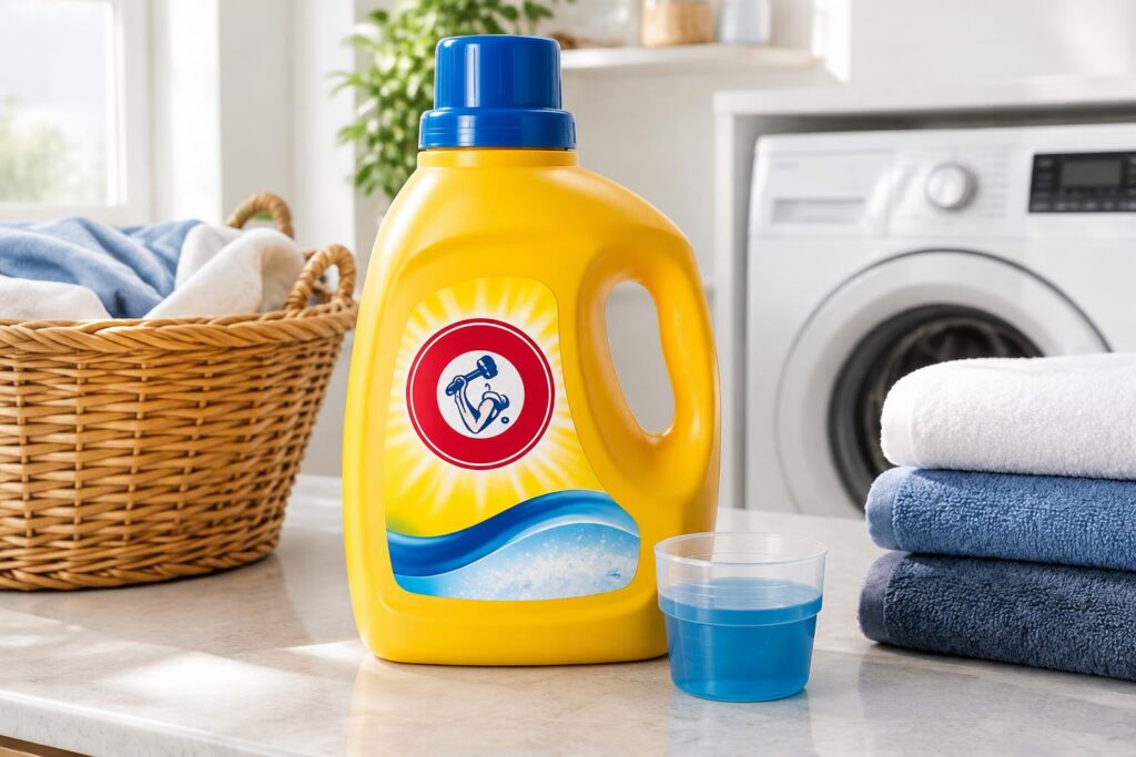 Arm & Hammer Laundry Detergent — AI-generated illustrative scene