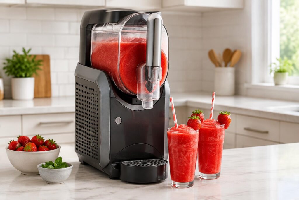 Ninja SLUSHi Frozen Drink Maker — AI-generated illustrative scene