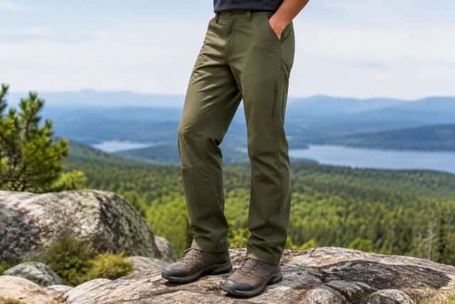 Ozark Trail Men’s Hike Pants — AI-generated illustrative scene