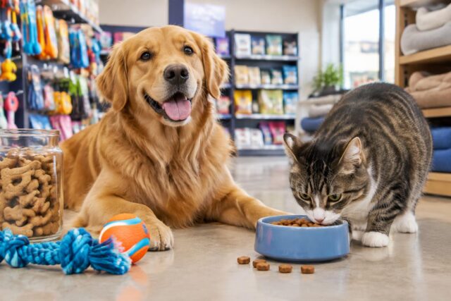 PetSmart Tricks for Treats Event on October 17 & 25 — AI-generated illustrative scene