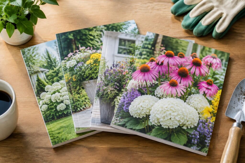 Free 2026 Proven Winners Gardener’s Idea Book – 3 Years of Editions — AI-generated illustrative scene
