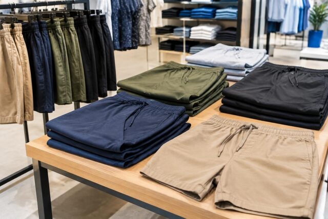 Men's clearance clothing at Walmart — AI-generated illustrative scene, not an official product photograph