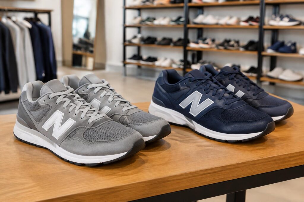 Get Two Pairs of New Balance Shoes for $80 at Joe’s Outlet — AI-generated illustrative scene