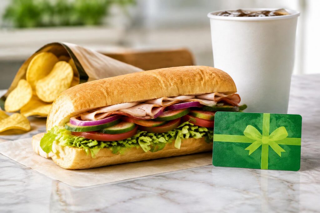 Subway Daily $15 Gift Card Giveaway & Promo Codes Through November 15, 2026 — AI-generated illustrative scene