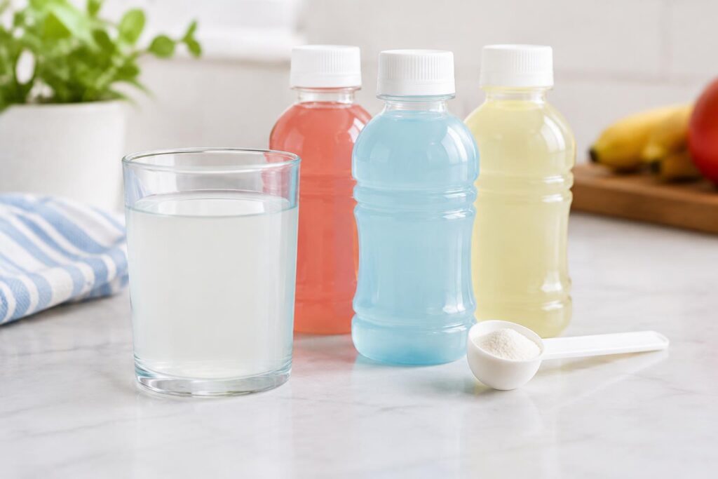 Gerber Gerberlyte Rehydration Free After Reimbursement via Ripple Street — AI-generated illustrative scene