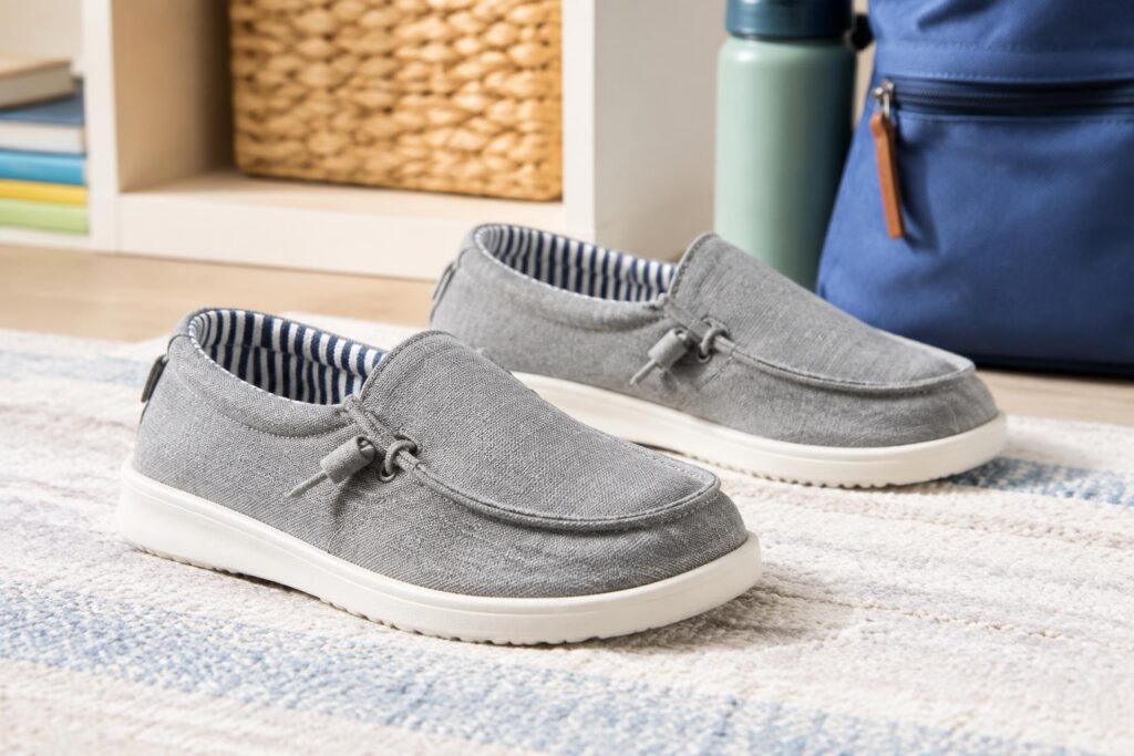 Hey Dude Kids Shoes from $17.99 at Zappos – Great Savings on Stylish Footwear — AI-generated illustrative scene