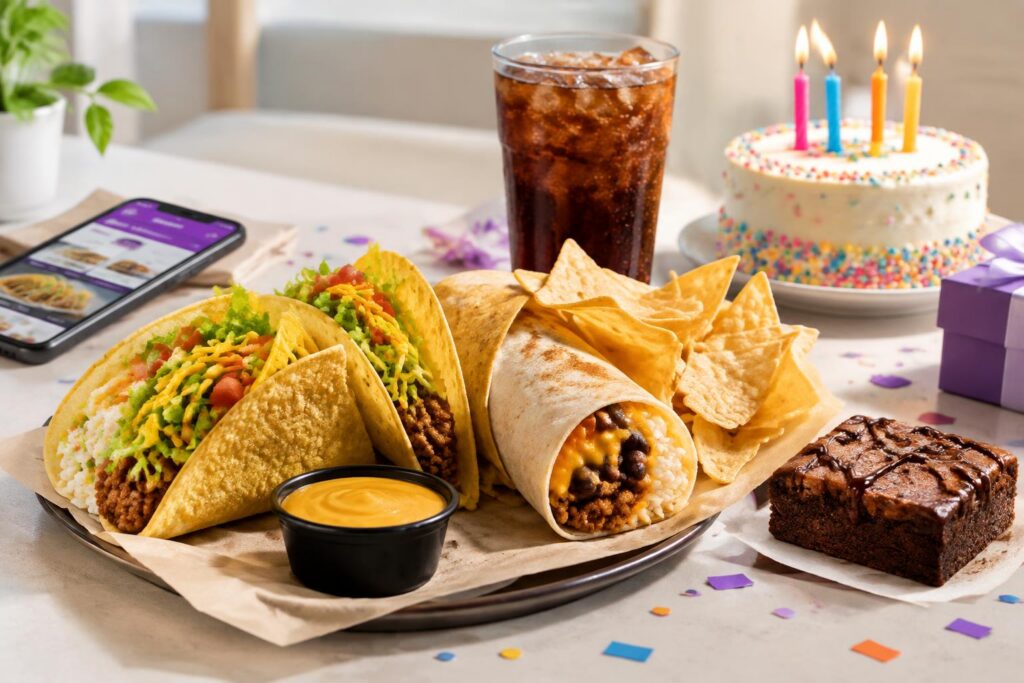 Taco Bell October Deals: Celebrity Meal Bundles, Birthday Rewards & More — AI-generated illustrative scene