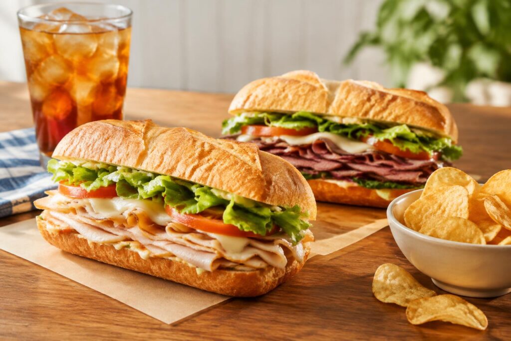 Potbelly BOGO 50% Off Sandwich Deal for Perks Members (Oct 19-25) — AI-generated illustrative scene