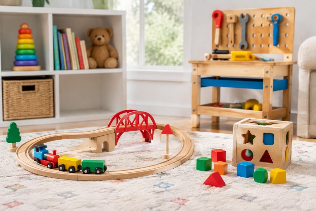 Macy's Toy Sale with Up to 80% Off Melissa & Doug and More — AI-generated illustrative scene