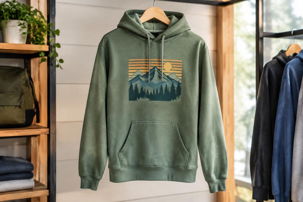 Ozark Trail Graphic Hoodie — AI-generated illustrative scene