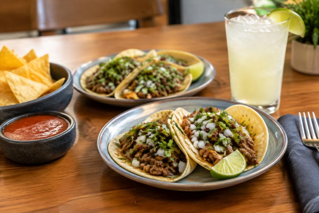 Mid-October Wednesday Restaurant Deals Including BOGO Tacos, Discounted Meals & Freebies — AI-generated illustrative scene