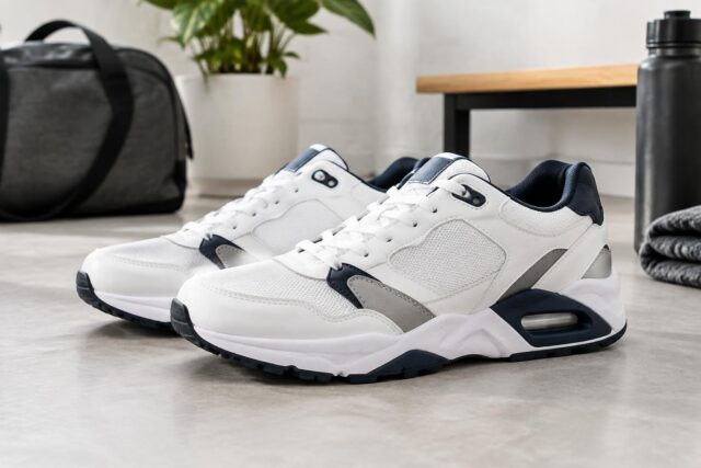 Avia Men’s 02 Air Trainer Sneakers — AI-generated illustrative scene