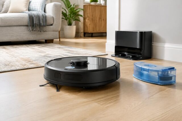bObsweep UltraVision Robot Vacuum & Mop for $199 at Best Buy Today Only — AI-generated illustrative scene