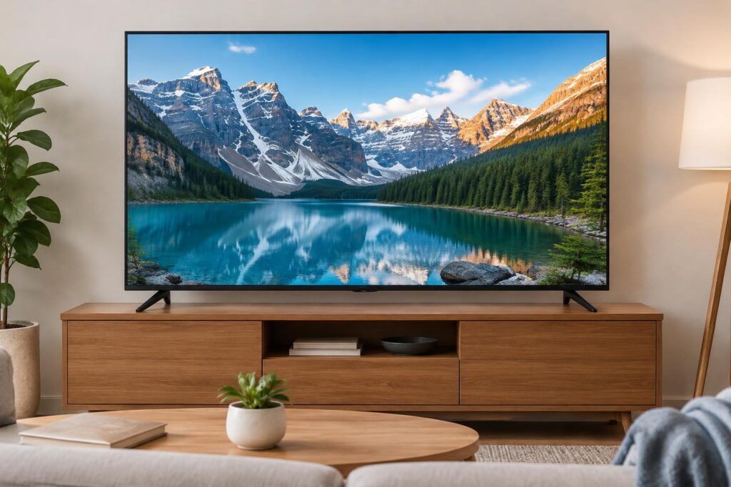 Roku Smart TV 2026 – 55-Inch Select Series — AI-generated illustrative scene