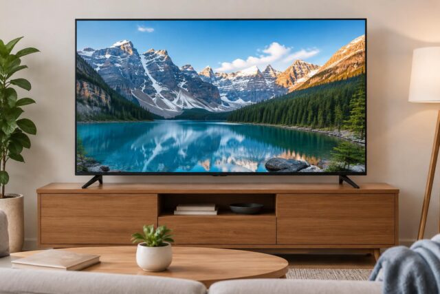 Roku Smart TV 2026 – 55-Inch Select Series — AI-generated illustrative scene