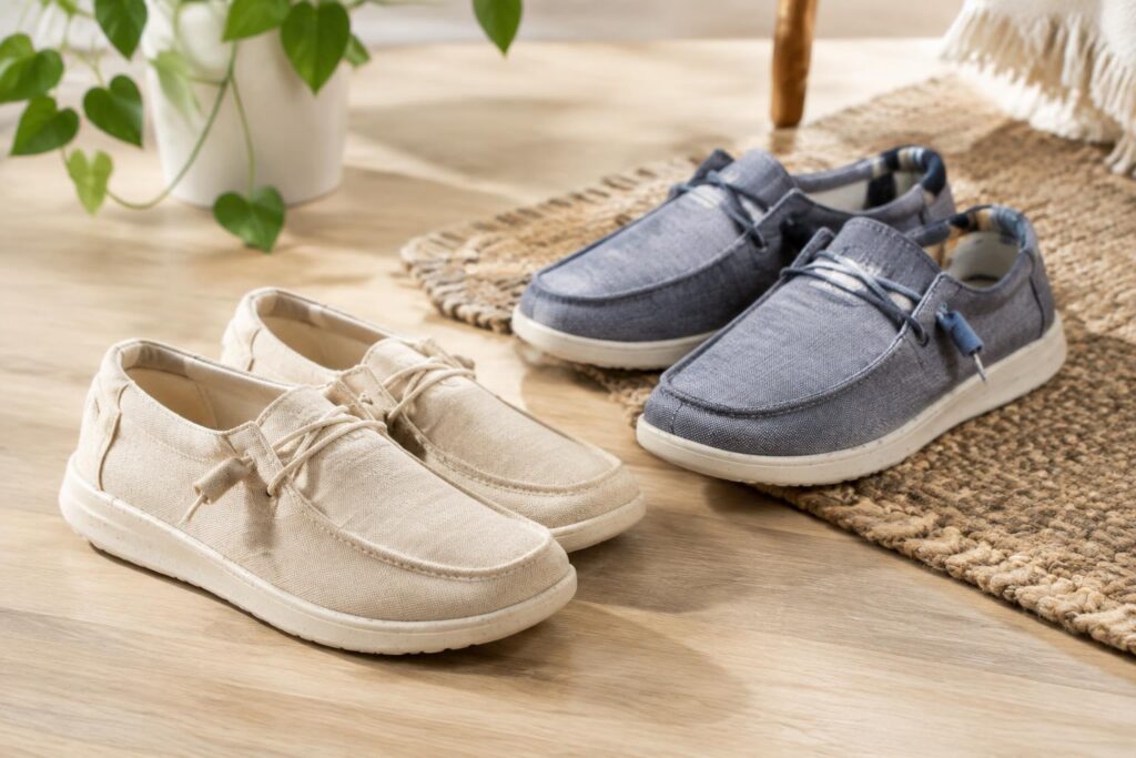 Hey Dude Wendy & Wally Shoes Up to 30% + Extra 40% Off in Cart — AI-generated illustrative scene