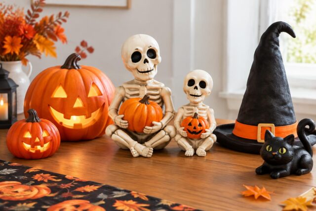 Walmart Halloween Best Sellers on Sale! Cute Skeletons, Pumpkins & More — AI-generated illustrative scene