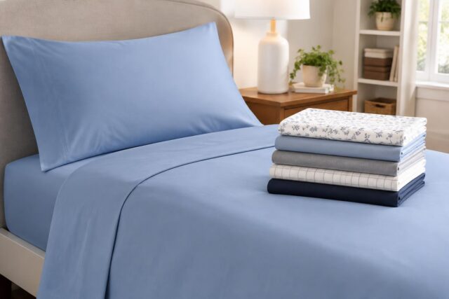 Macy’s Fairfield Square Collection Twin Sheet Sets from $7.99 — AI-generated illustrative scene