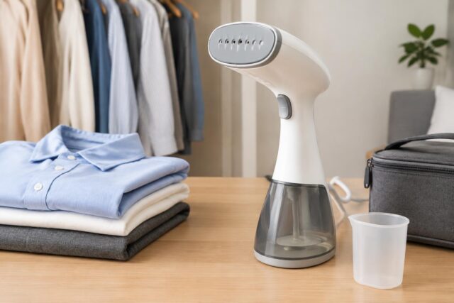 Nesugar Pro Travel Steamer for Clothes — AI-generated illustrative scene