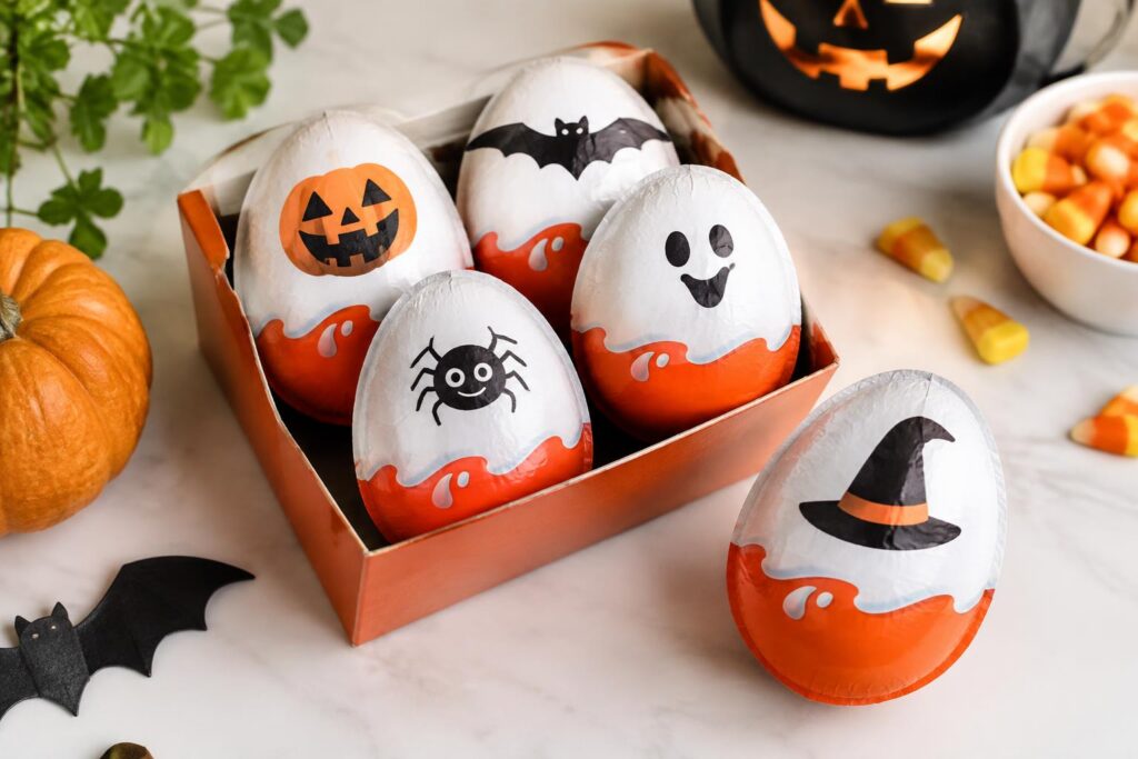Kinder Joy Eggs Halloween Party Favors 6Ct — AI-generated illustrative scene