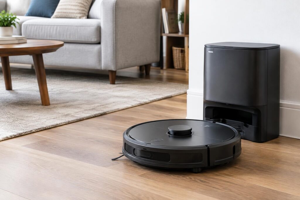 TODAY ONLY: 50% Off eufy Robot Vacuums at Lowe's, Prices from $499 — AI-generated illustrative scene