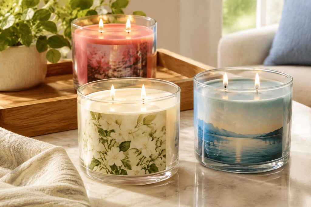Buy One Get One FREE Bath & Body Works Candles — AI-generated illustrative scene