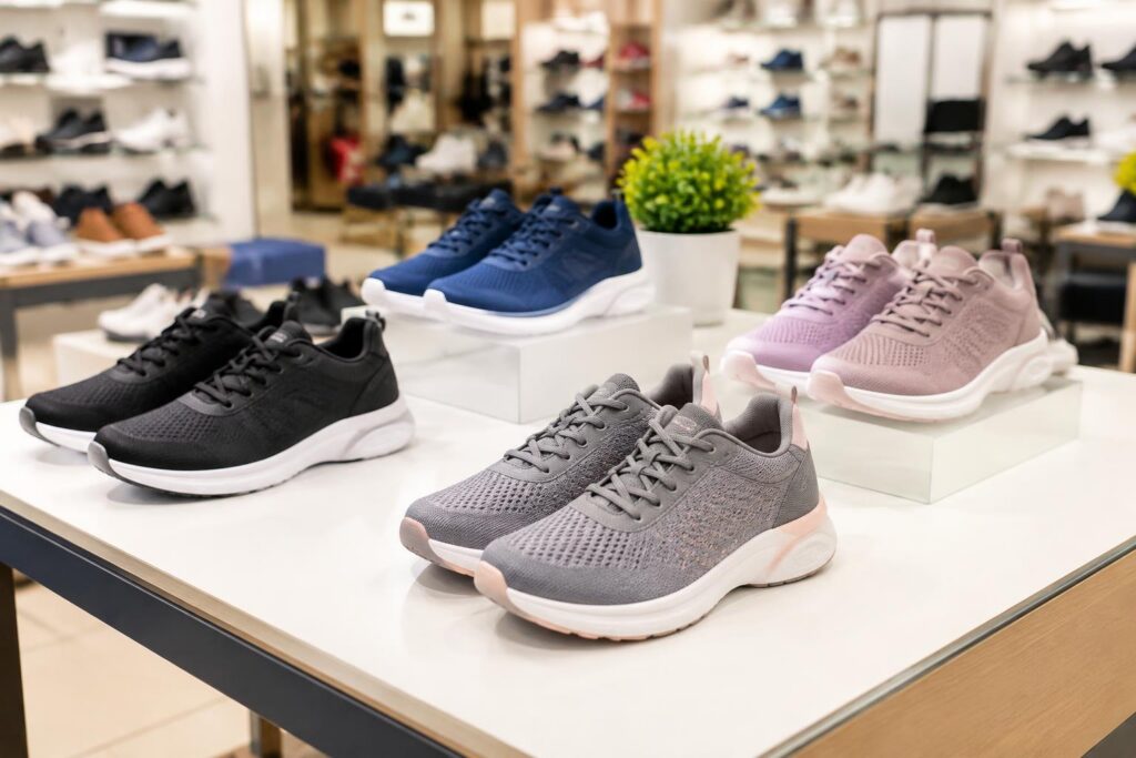 Up to 60% Off Select Skechers Shoes at Macy's — AI-generated illustrative scene