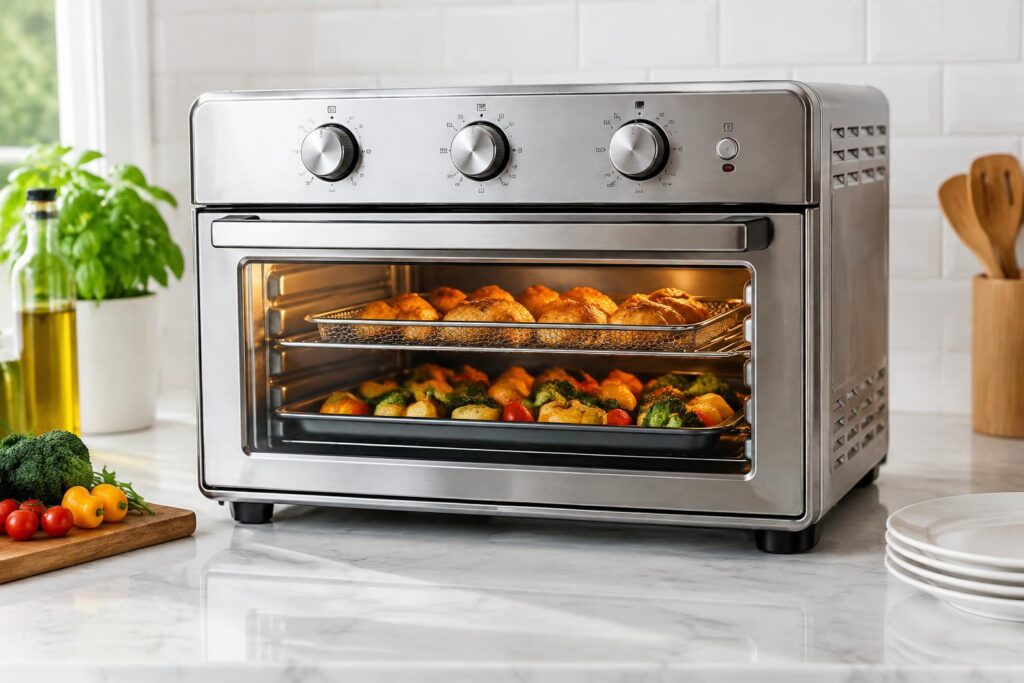Dash 23L Air Fryer Toaster Oven — AI-generated illustrative scene