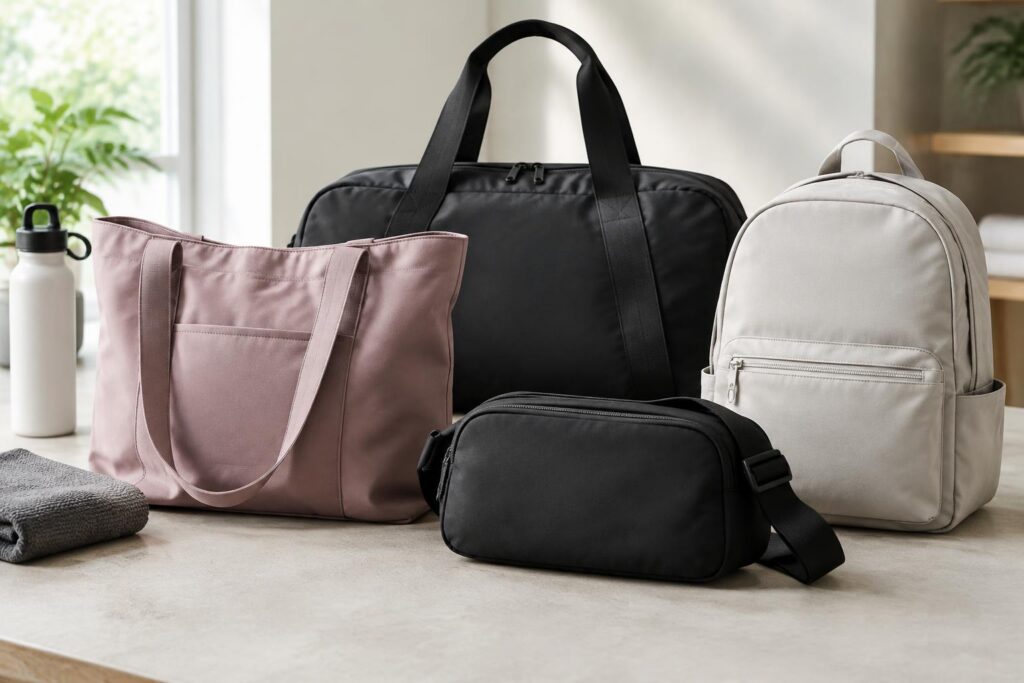 Up to 50% Off lululemon Bags with Free Shipping — AI-generated illustrative scene