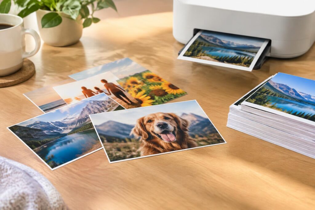 Walmart+ Members Get 25 Free 4x6 Photo Prints Monthly — AI-generated illustrative scene