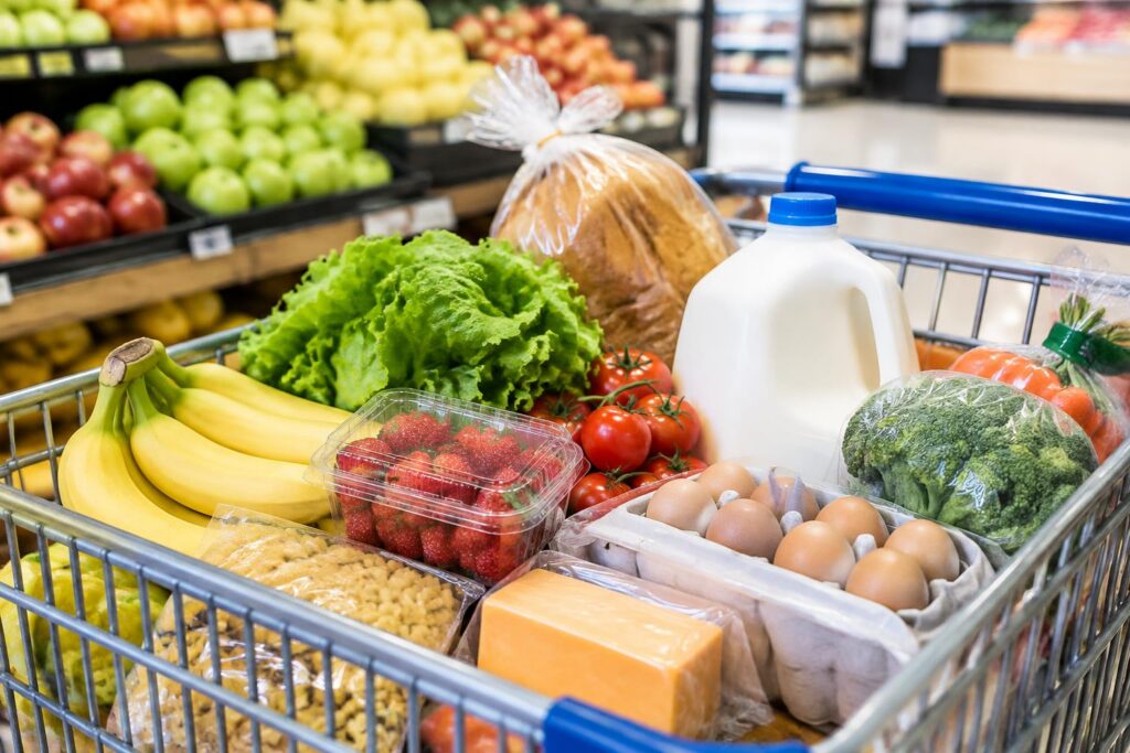 Kroger BOGO Deals on Groceries Through October 20th — AI-generated illustrative scene