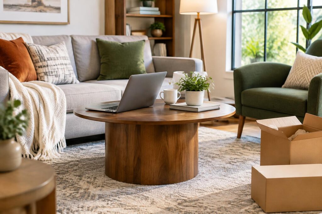 Wayfair’s Way Day Returns October 24th (Score Up to 80% Off + Free Shipping) — AI-generated illustrative scene