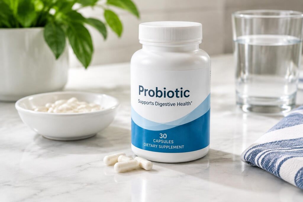 Physician’s Choice Probiotics 30-Count for $8.74 Shipped on Amazon — AI-generated illustrative scene