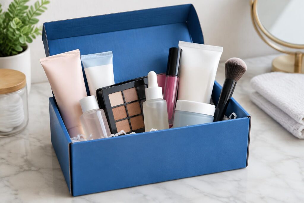 Walmart Beauty Box — AI-generated illustrative scene