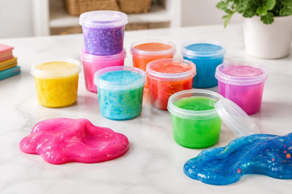 Check Out These Best Selling Toys at Sam’s Club | Play-Doh Scented Slimes 10-Pack — AI-generated illustrative scene