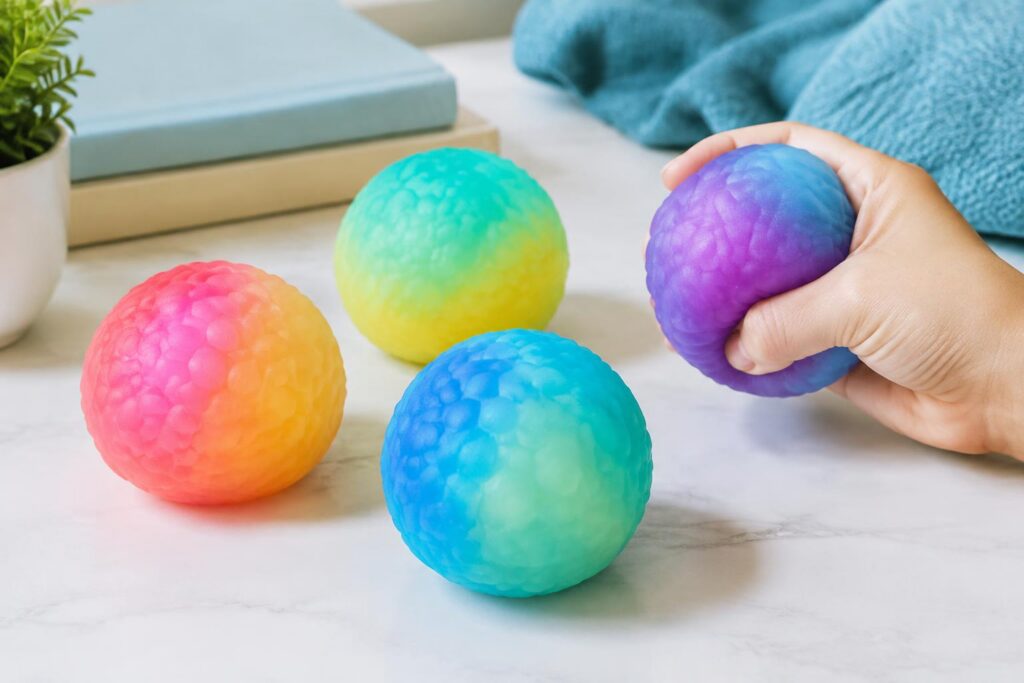 Teenie Needoh Color Change Squishy 4-Pack for $14.95 at American Eagle — AI-generated illustrative scene