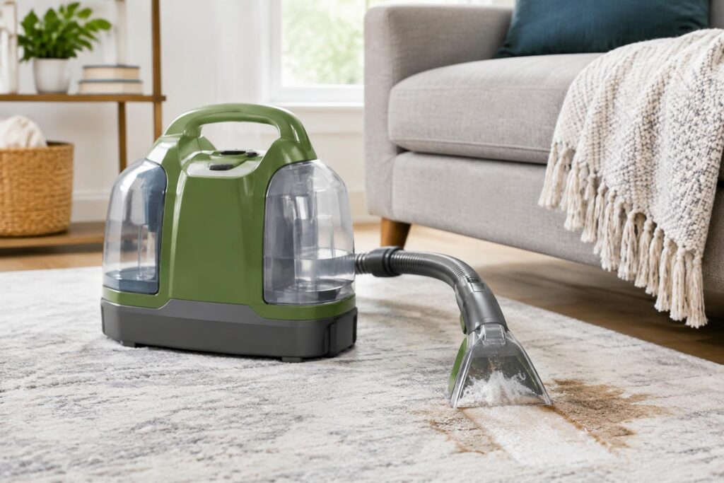 Bissell Cordless Little Green Mini Machine as low as $64.98 shipped at QVC — AI-generated illustrative scene