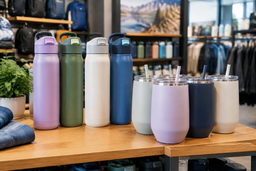 50% Off Select Owala Water Bottles & Tumblers at Dick's Sporting Goods — AI-generated illustrative scene