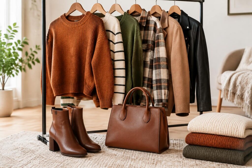 Amazon Fashion Promo Codes: Trendy Fall Staples from $4.99 to $20.99 — AI-generated illustrative scene