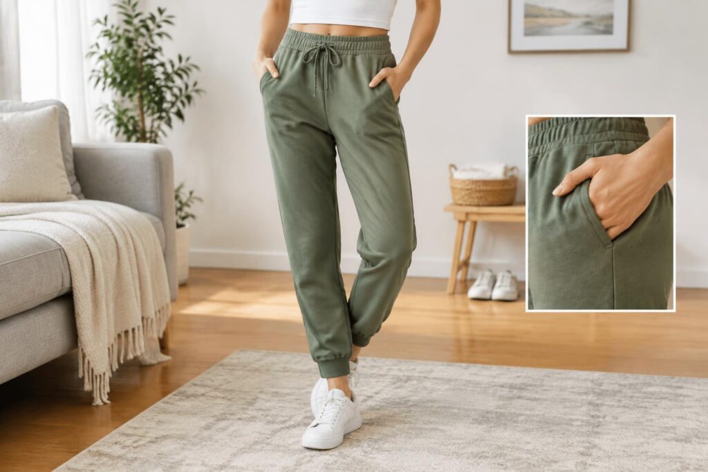 Women’s Joggers with Pockets — AI-generated illustrative scene