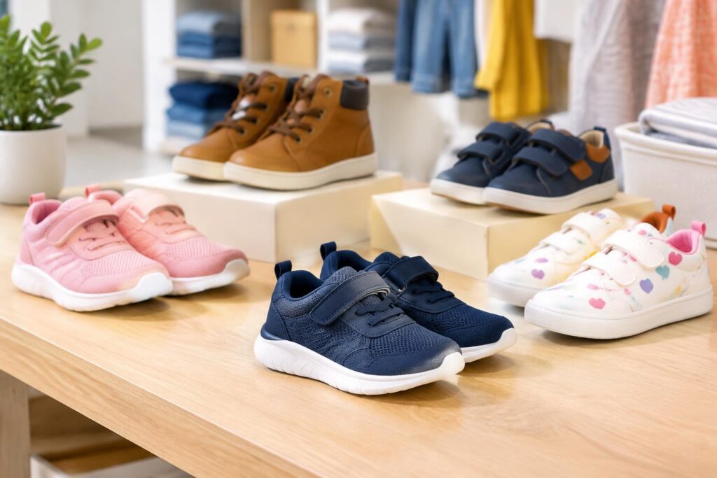Weekend Academy Kids’ Shoes Starting — AI-generated illustrative scene