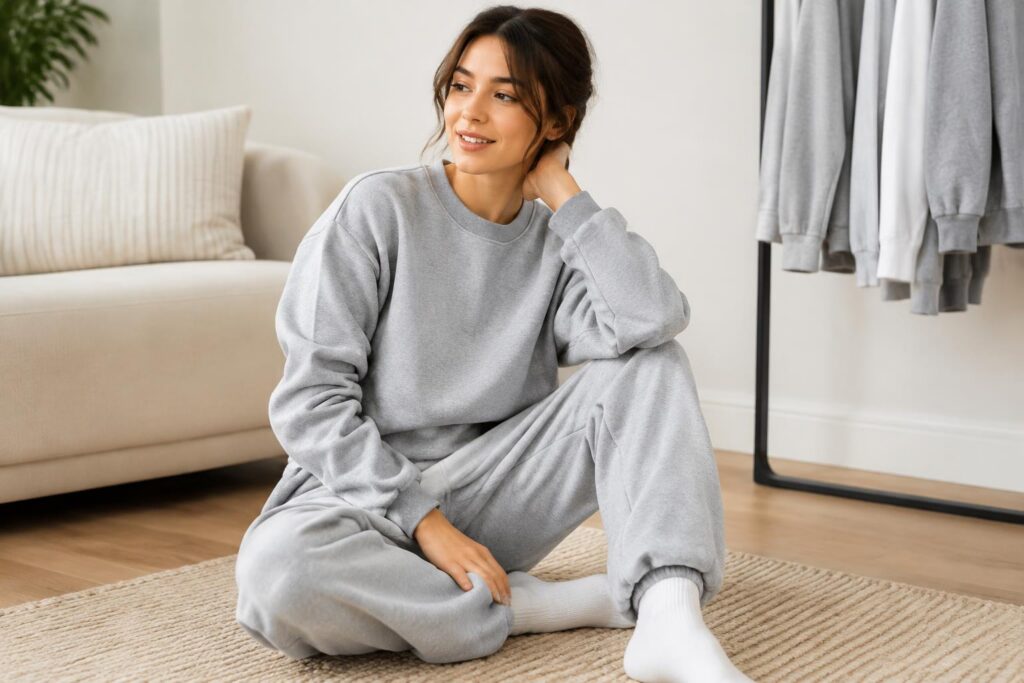 This Walmart Matching Sweats Set Went Viral & It’s Selling Out Quick — AI-generated illustrative scene
