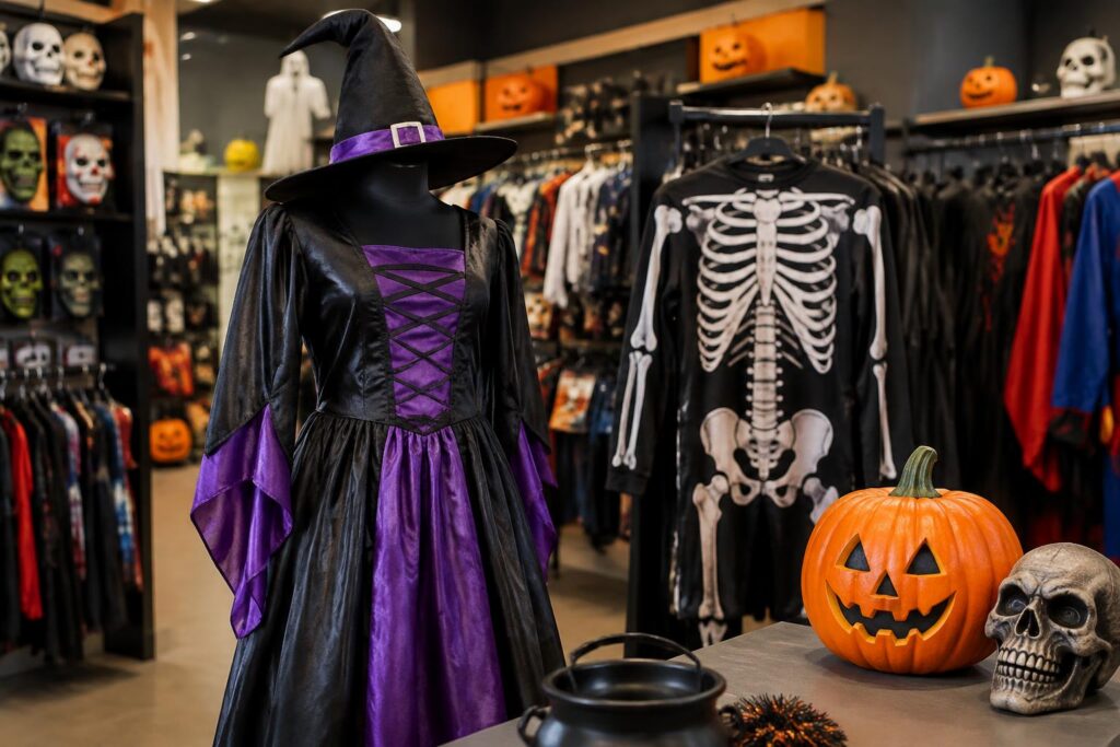 Save 20% on Any Single Item at Spirit Halloween Through October 19 — AI-generated illustrative scene