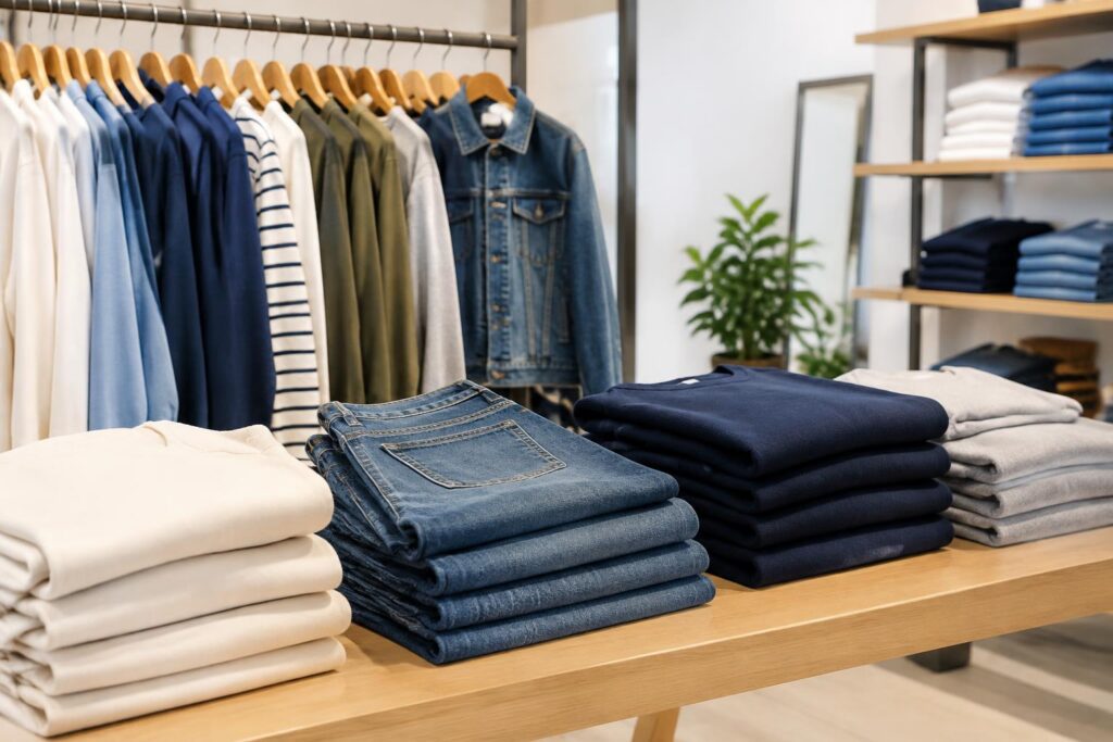GAP Factory Clearance: Up to 75% Off Plus Extra 15% Off and Free Shipping — AI-generated illustrative scene