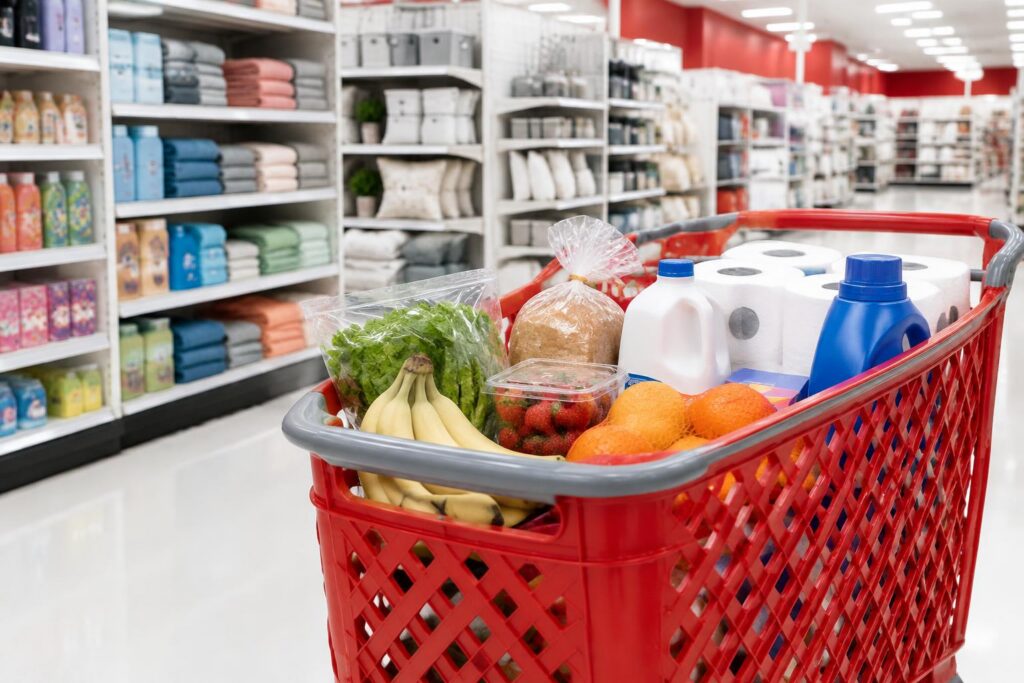 Target Weekly Deals Preview (Oct 18 - Oct 24, 2026) — AI-generated illustrative scene
