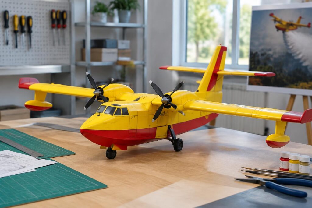 Lowe’s Free Firefighting Plane Workshop - October 17, 2026 — AI-generated illustrative scene