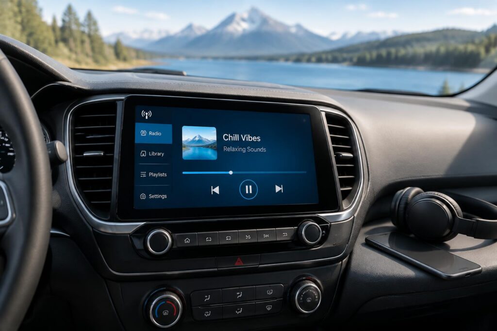 Enjoy 3 Months Free SiriusXM Streaming or Satellite Radio — AI-generated illustrative scene