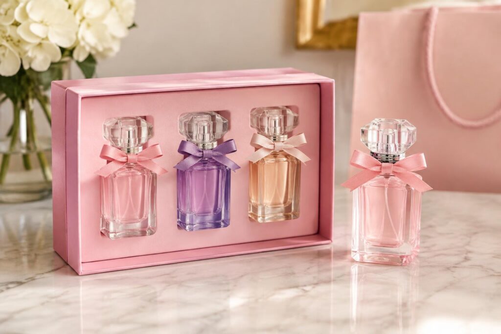 Juicy Couture Viva La Travel Size Eau De Parfum Gift Set Only $25! — AI-generated illustrative scene